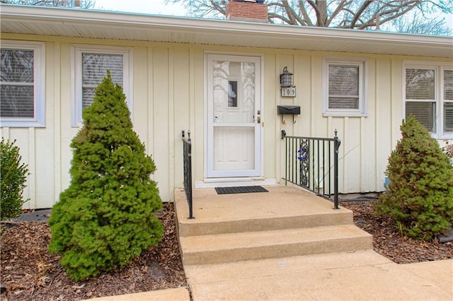 view of property entrance