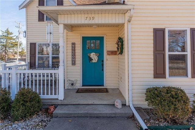 view of property entrance