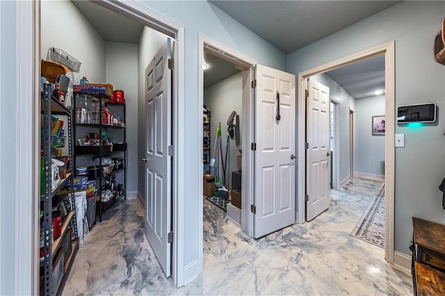 hall with baseboards