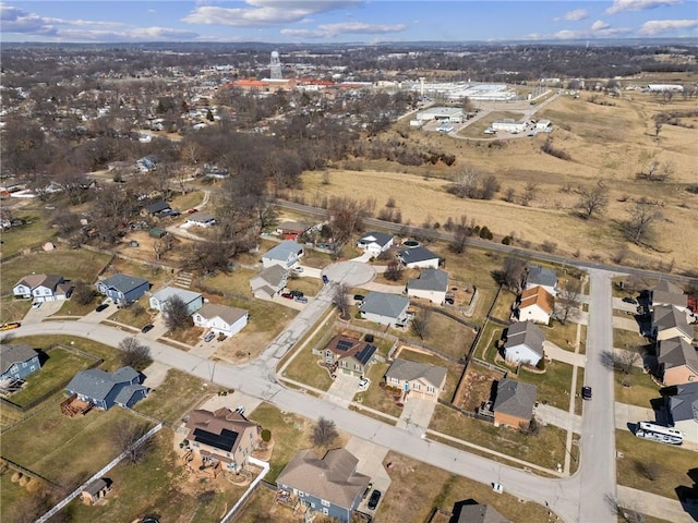 birds eye view of property featuring a residential view