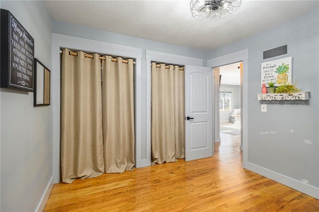 interior space featuring light hardwood / wood-style flooring