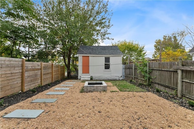 view of outbuilding