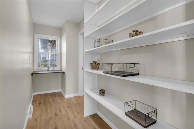 interior space featuring light hardwood / wood-style flooring