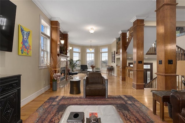 interior space with stairs