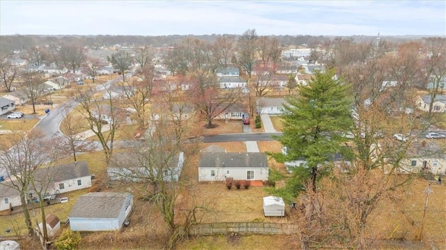 birds eye view of property featuring a residential view