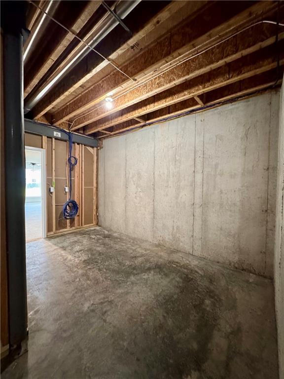 10332 N Potter Ave, Kansas City, MO 64157 - view of unfinished basement