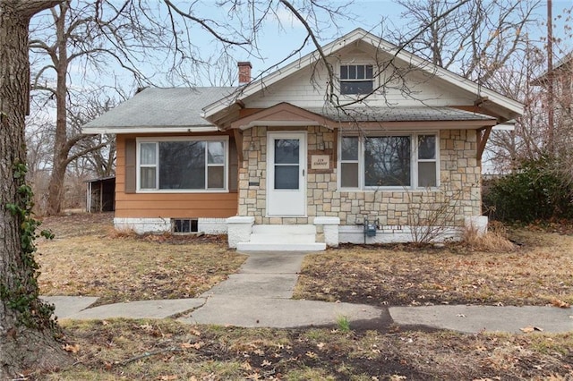 view of bungalow