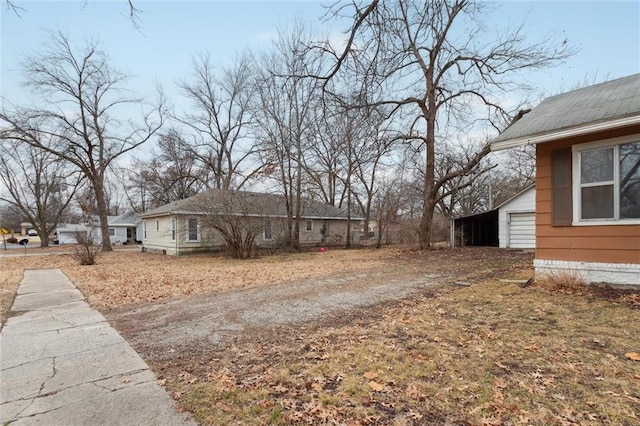 view of side of property