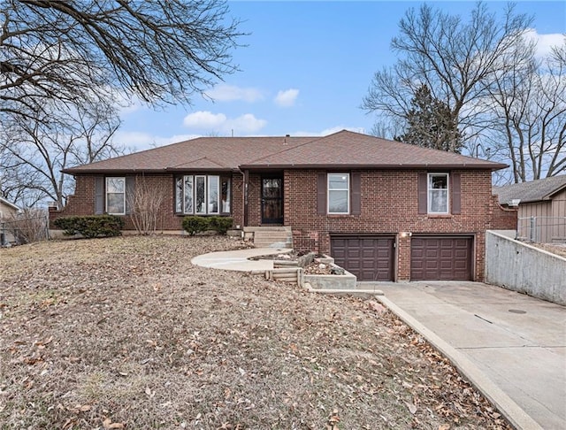 ranch-style house with a garage