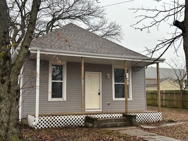 view of bungalow