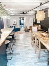 218/220 N Main St, Maryville, MO 64468 - dining space with hardwood / wood-style flooring
