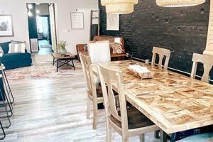 218/220 N Main St, Maryville, MO 64468 - dining area with hardwood / wood-style floors