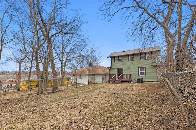 view of back of property