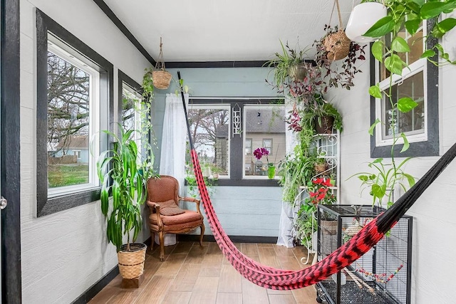 sunroom / solarium with plenty of natural light