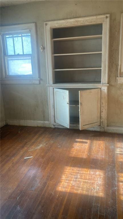 interior space featuring hardwood / wood-style flooring