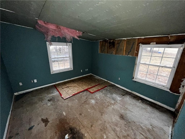 interior space featuring vaulted ceiling