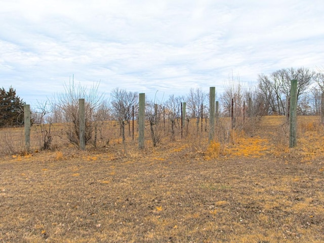 view of landscape with a rural view