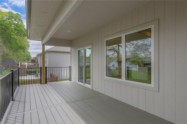view of deck