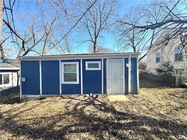 view of outbuilding