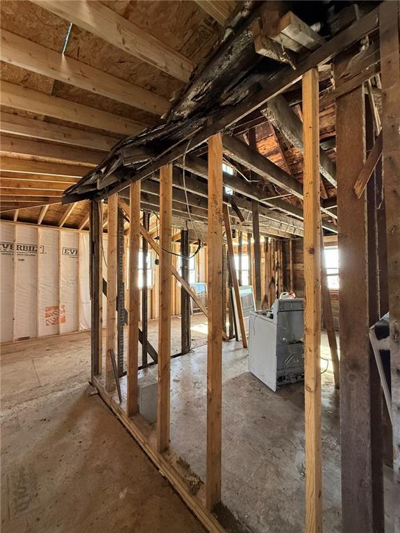 view of basement