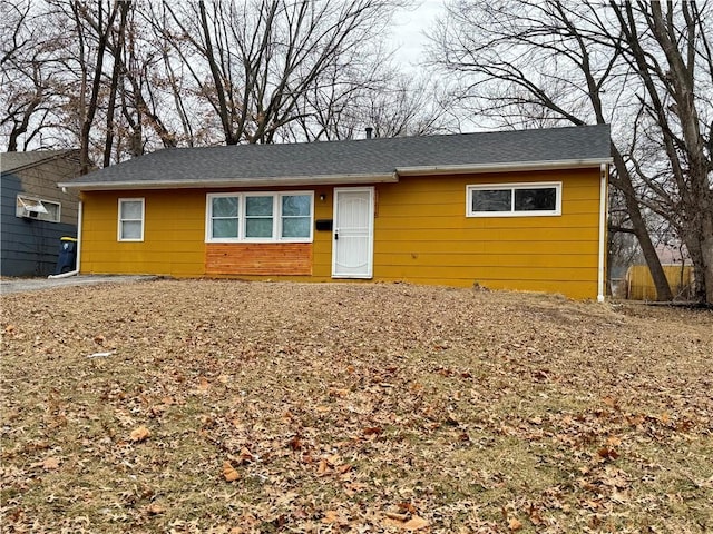 view of ranch-style home