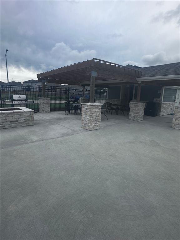 19711 W 196th St, Spring Hill, KS 66083 - view of patio featuring area for grilling