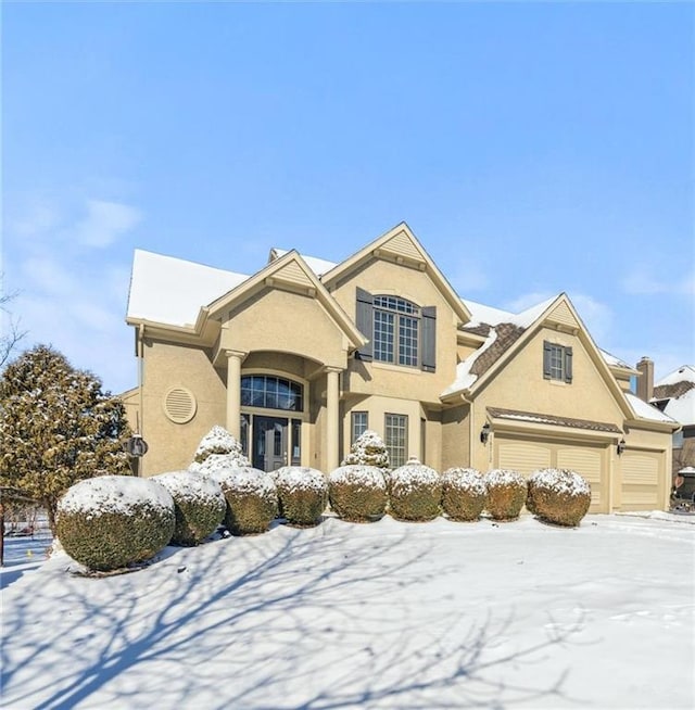 view of front of home featuring stucco siding