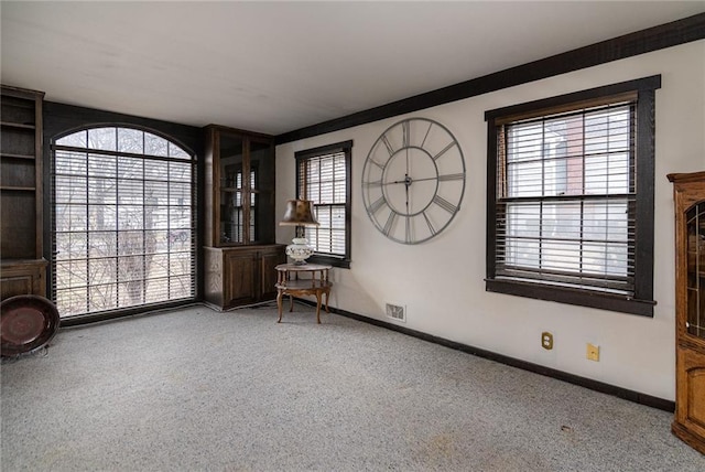 interior space with carpet flooring