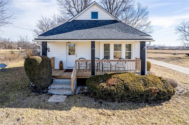 bungalow-style house with a porch