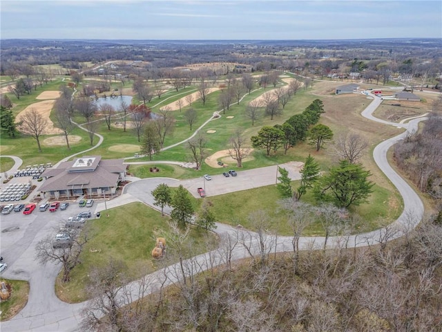 1112 Old Time Dr, Excelsior Springs, MO 64024 - drone / aerial view with golf course view and a water view