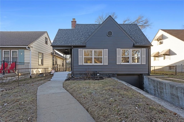 view of bungalow-style house