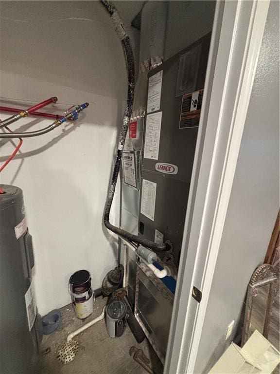 1202 NW County Road 6001, Butler, MO 64730 - utility room featuring water heater