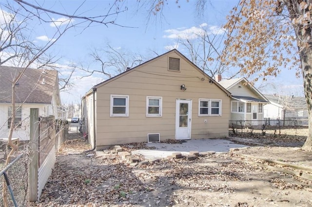 view of back of property