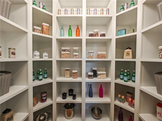 view of pantry