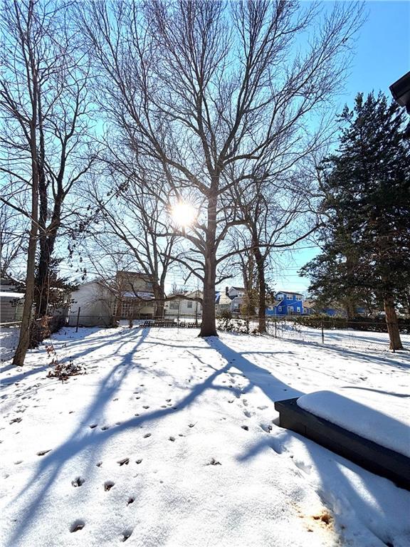 view of snowy yard