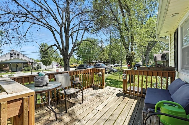 746 Salem Rd, Excelsior Springs, MO 64024 - view of wooden deck