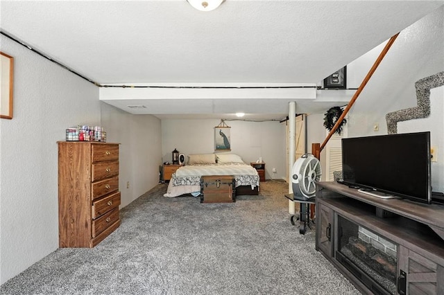 746 Salem Rd, Excelsior Springs, MO 64024 - carpeted bedroom featuring a textured wall