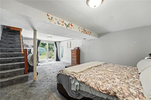 746 Salem Rd, Excelsior Springs, MO 64024 - carpeted bedroom with a textured ceiling