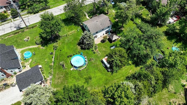 746 Salem Rd, Excelsior Springs, MO 64024 - bird's eye view of a pool