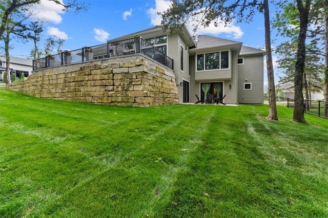 24982 W 106th Ct, Olathe, KS 66061 - back of house featuring stucco siding