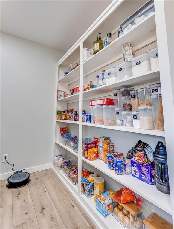 view of pantry