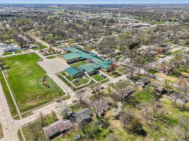 aerial view of property's location