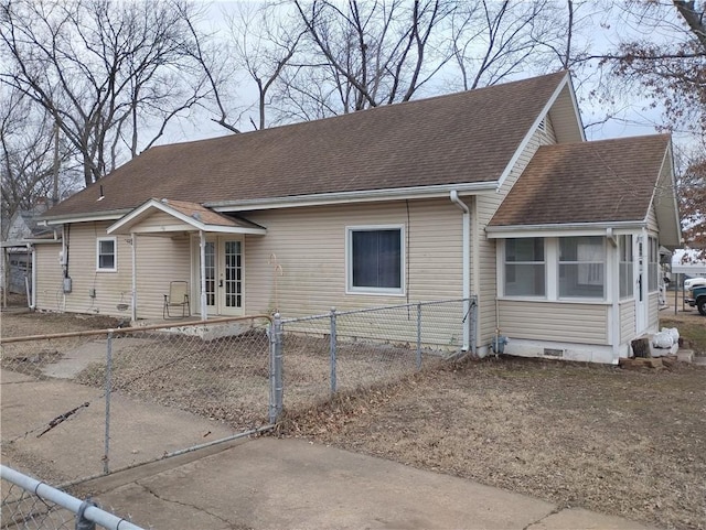 view of front of property