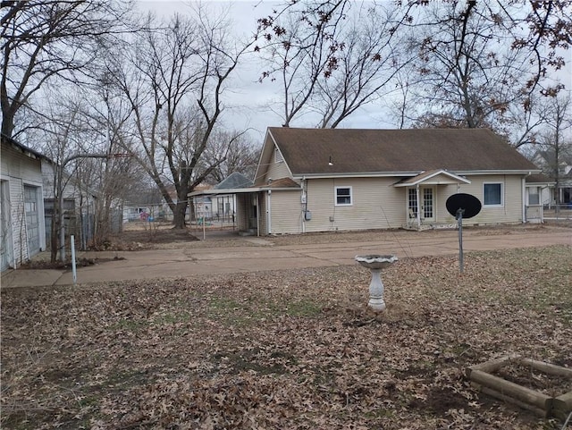 view of back of house