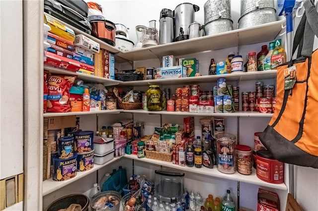 view of pantry