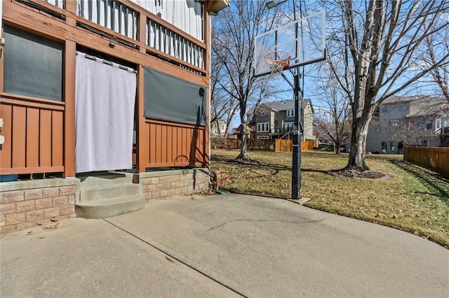 view of patio / terrace with fence