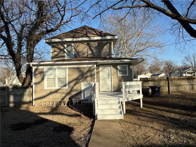 view of front of property