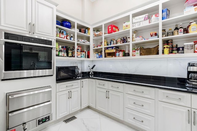 pantry with visible vents