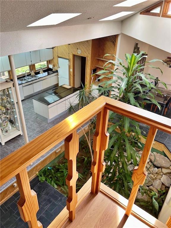 balcony with a sink