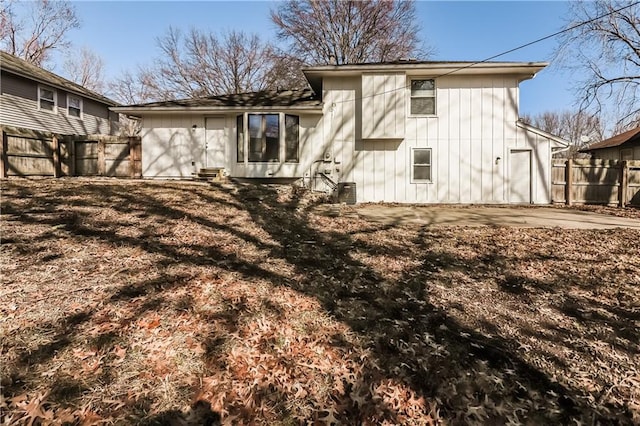 rear view of house with a patio area